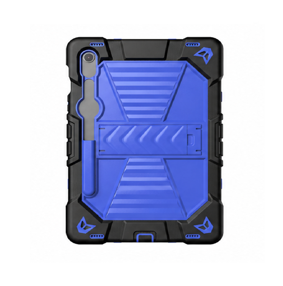 Samsung Galaxy Tab S10 FE Rugged Shockproof Case with Kickstand (Blue)