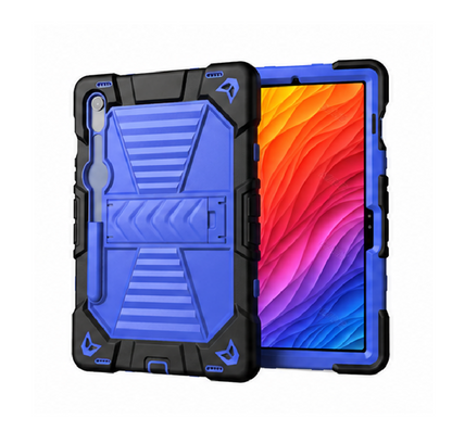 Samsung Galaxy Tab S8 Rugged Shockproof Case with Kickstand (Blue)