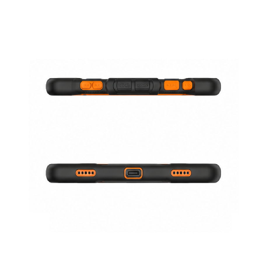 Samsung Galaxy Tab A9 Rugged Shockproof Case with Kickstand (Orange) - ShopHub