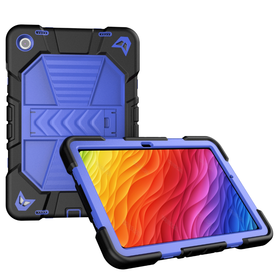 Samsung Galaxy Tab A9 Rugged Shockproof Case with Kickstand (Blue) - ShopHub