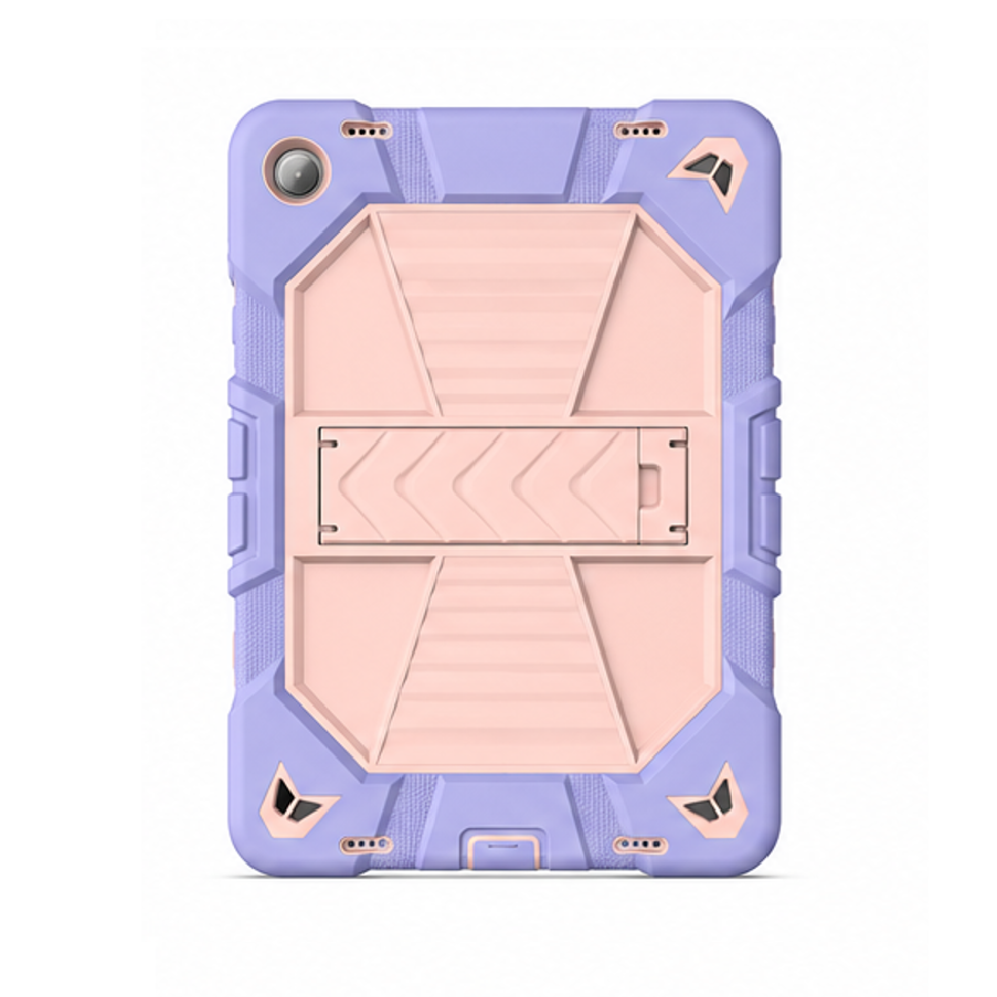 Samsung Galaxy Tab A9 Rugged Shockproof Case with Kickstand (Pink)