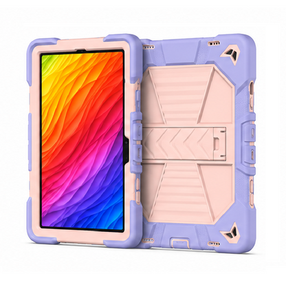Samsung Galaxy Tab A11 Rugged Shockproof Case with Kickstand (Pink)