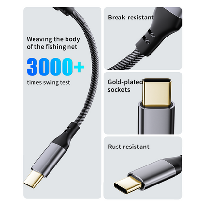 Type-C Headphone Jack Audio Adapter USB-C AUX Audio Converter