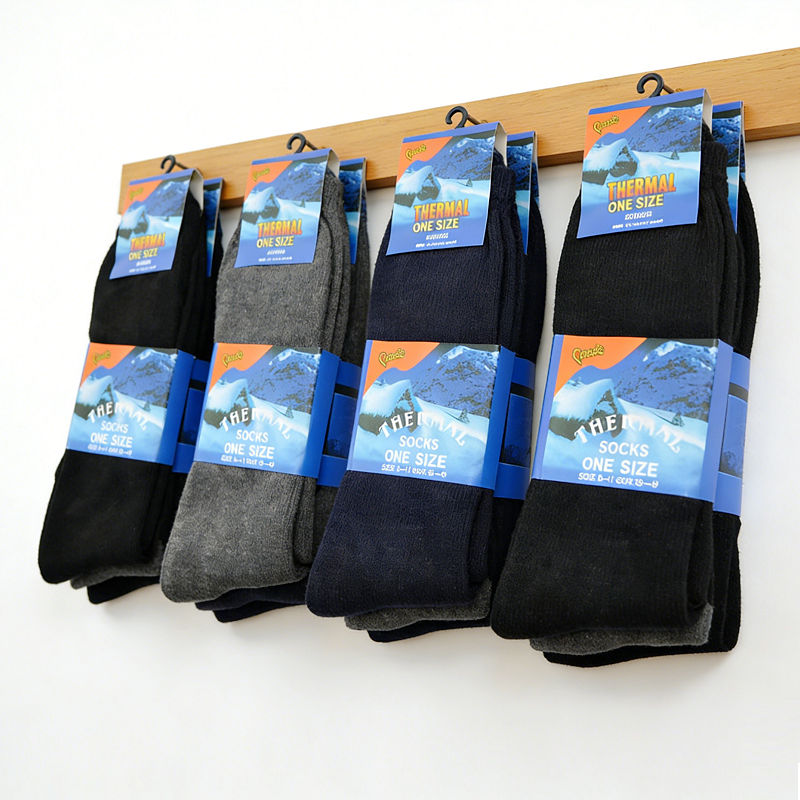 (12 Pairs) Warm Winter Thermal Socks Size 6-11 dealonline.co.nz