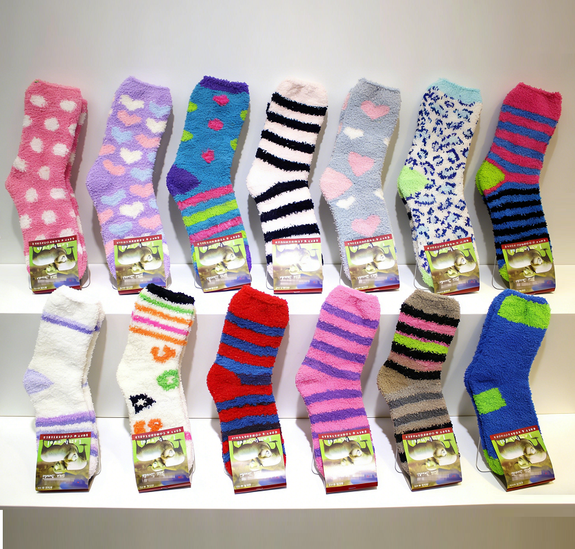 WHOLESALE - (60 Pairs) Soft & Warm Fleece Socks dealonline.co.nz