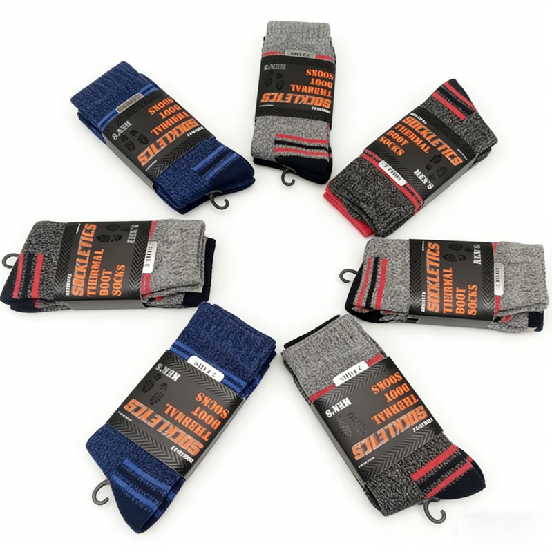 (12 Pairs) Thermal Crew/Work Socks  Boot Socks dealonline.co.nz