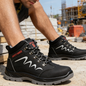 Work Safety Shoes Breathable Steel Cap Industrial Lightweight Construction