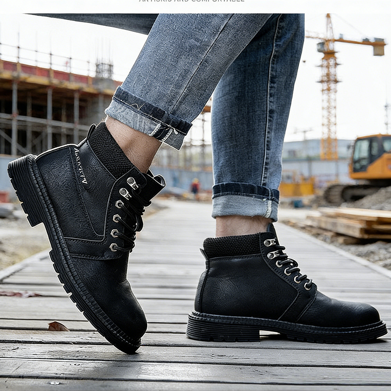 Men's Steel Toe Cap Work Shoes Safety Industrial Puncture Proof Construction 9-14 dealonline.co.nz