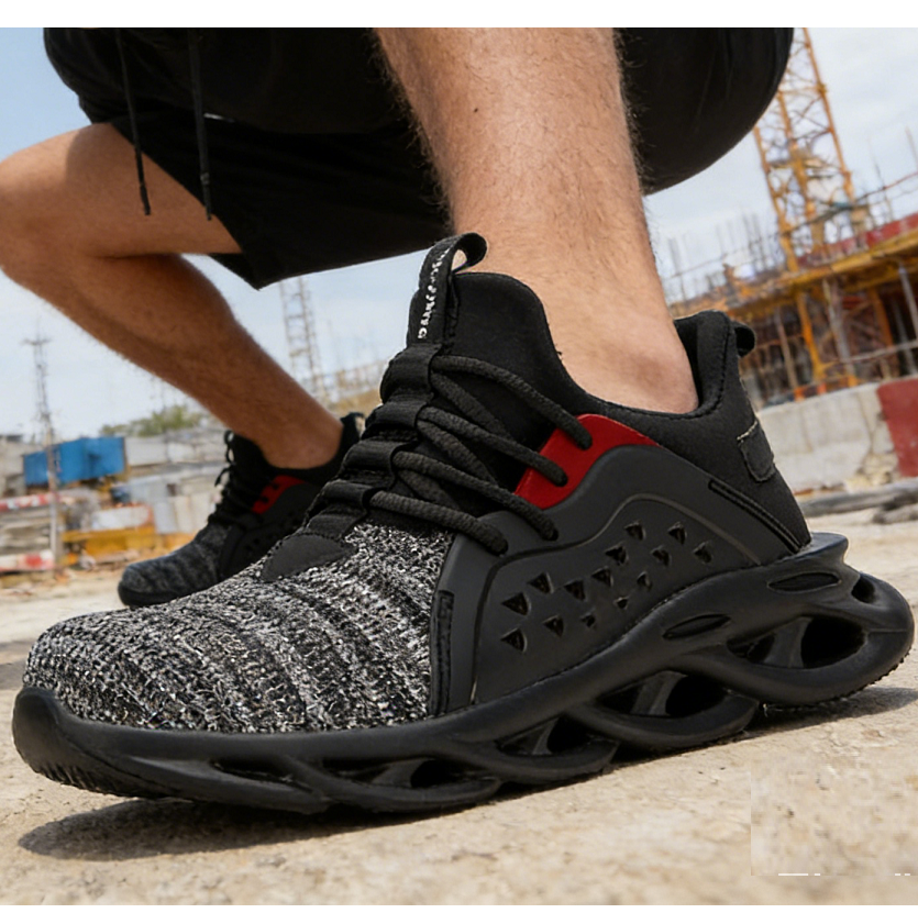 Steel Toe Work Shoes Safety Sneakers Industrial Shoes Lightweight Puncture Proof dealonline.co.nz