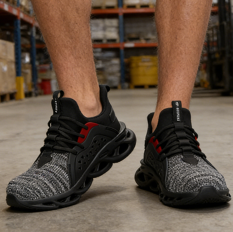 Steel Toe Work Shoes Safety Sneakers Industrial Shoes Lightweight Puncture Proof dealonline.co.nz