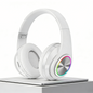 WHITE- Wireless bluetooth Headset Headphones Foldable Stereo Earphones LED Super dealonline.co.nz