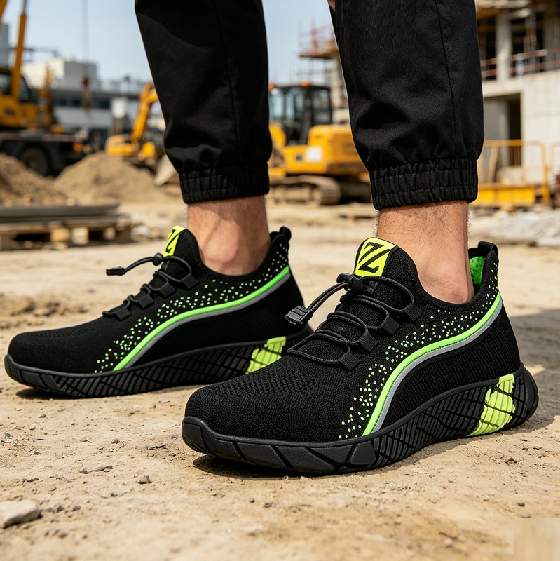 Steel Toe Summer Work Shoes Anti Piercing Lightweight Sneakers Hiking Shoes dealonline.co.nz