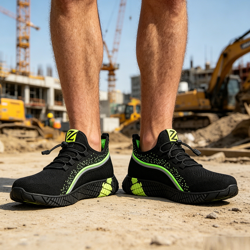 Steel Toe Summer Work Shoes Anti Piercing Lightweight Sneakers Hiking Shoes dealonline.co.nz