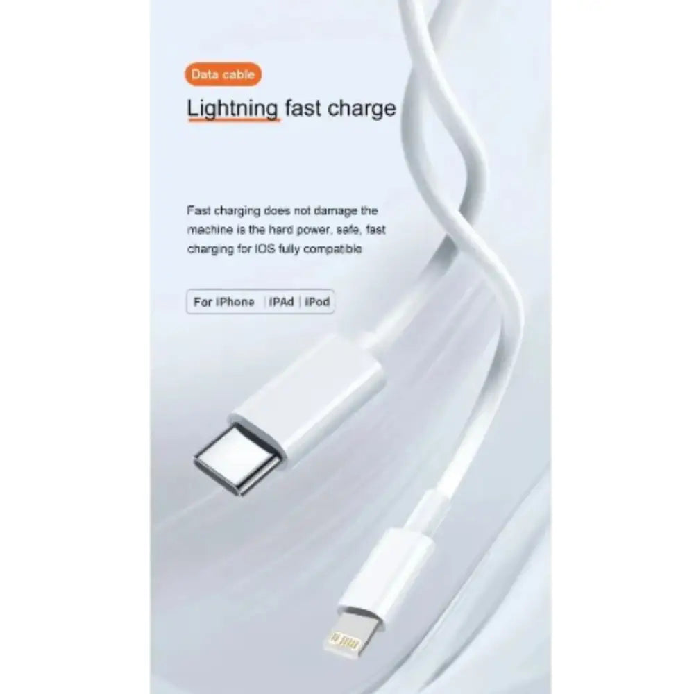 20W PD USB-C to Lightning Charger Cable for iPhone Habicare
