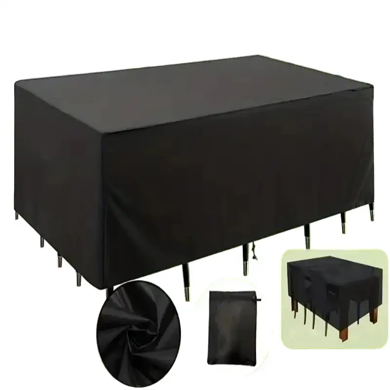 210D Oxford Waterproof Garden Table Cover – UV & Windproof (different sizes available) Habicare