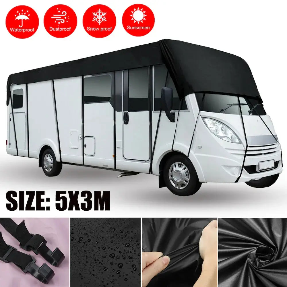 210D Waterproof RV Roof Cover Tarpaulin Sunshade (different sizes available) Habicare