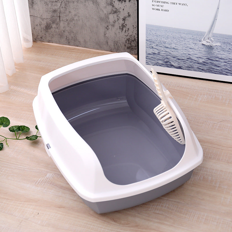 Cat Kitty Litter Tray with Scoop dealonline.co.nz