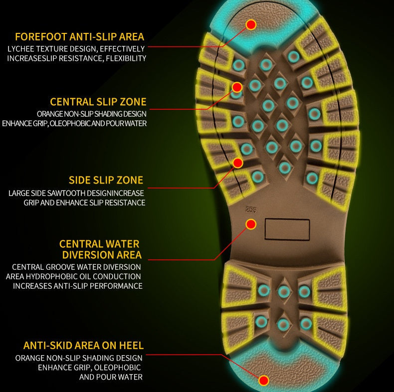 Steel Toe Cap Work Shoes Safety Industrial Puncture Proof Construction 9-14 dealonline.co.nz