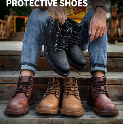 Men's Steel Toe Cap Work Shoes Safety Industrial Puncture Proof Construction 9-14 dealonline.co.nz