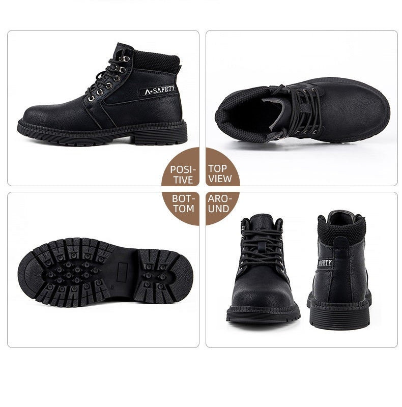 Men's Steel Toe Cap Work Shoes Safety Industrial Puncture Proof Construction 9-14 dealonline.co.nz