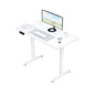Electra Ergo Single Motor Sit Stand Desk White 1.4m sue-e furniture