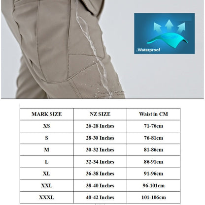 Men's Tactical Pants Water Resistant Flex Ripstop Cargo Pants dealonline.co.nz