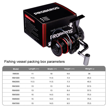 Metal Spinning Fishing Reel Left/Right Retrieve 5.2:1 12 Ball Bearings dealonline.co.nz