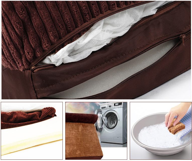 100 x 80cm M Pet Sofa Bed with L-Shaped Cushioned Support dealonline.co.nz
