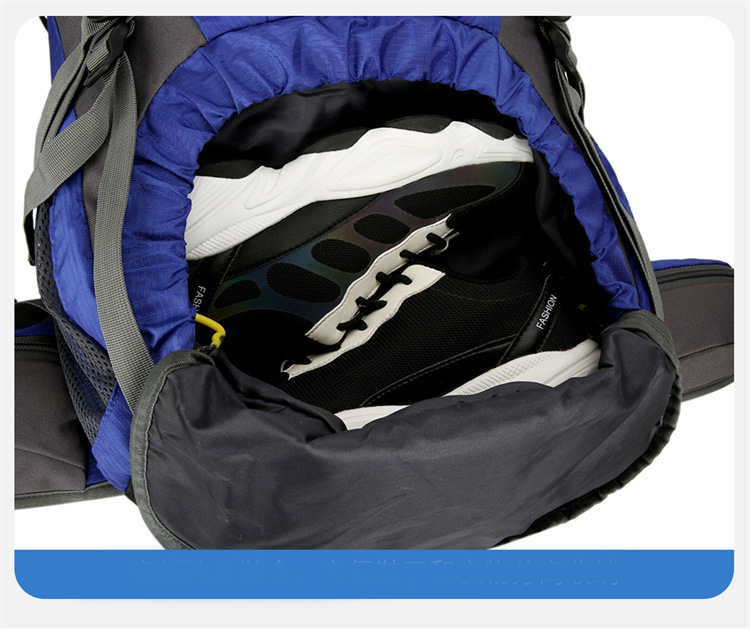 50L (45+5) Hiking Backpack – Waterproof Outdoor Camping & Climbing Daypack ECOTREK