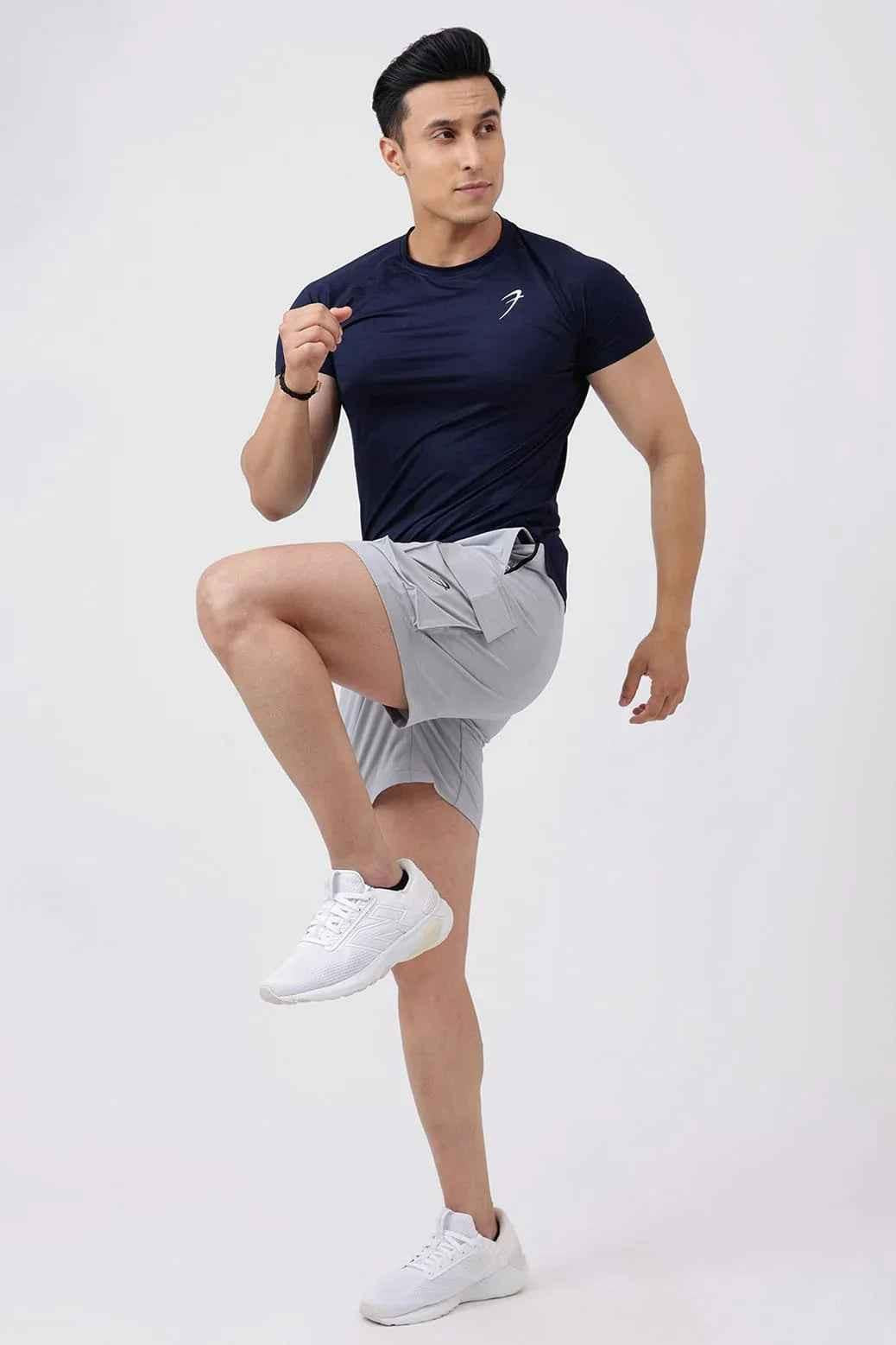 Delta Cargo Shorts Light Grey