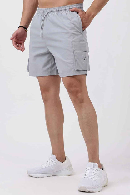 Delta Cargo Shorts Light Grey
