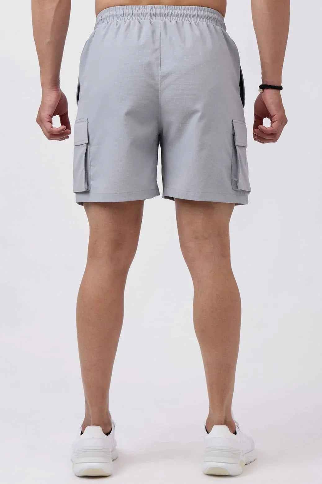 Delta Cargo Shorts Light Grey