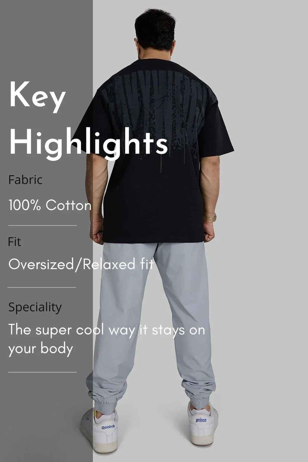 Heavyweight Oversized T-shirt Black