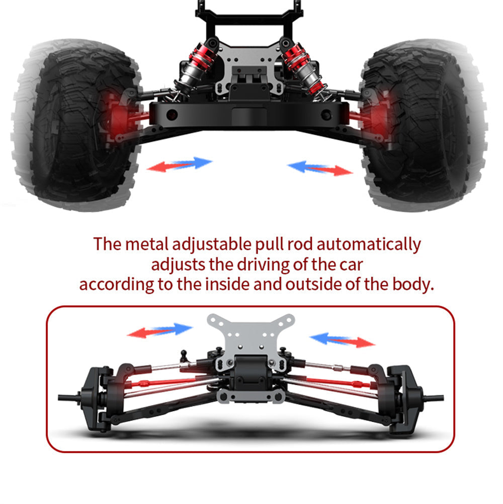 Dealonlinenz 4WD high-speed RC truggy off-road vehicle, 1:10 scale, with rugged tires and sleek design for off-road racing.
