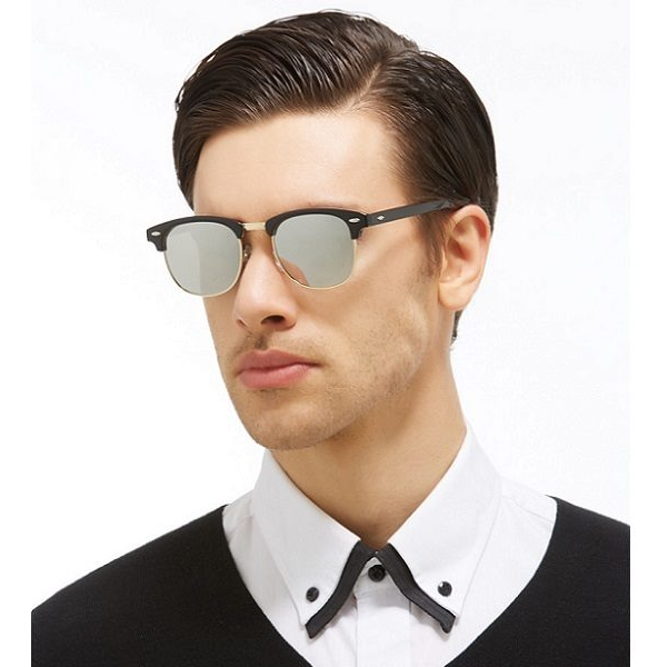SILVER Mirror Lens HD Polarized Lens Sunglasses Anti-Blue Ray Hydrophobic dealonline.co.nz