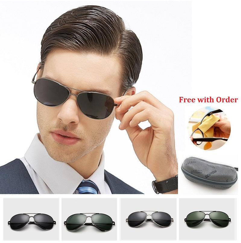 HD Polarized Lens Sunglasses Anti-Blue Ray Hydrophobic with Case dealonline.co.nz