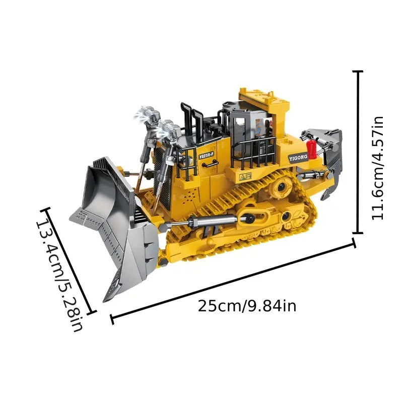 Remote Control Engineering Vehicles Series - 1:24 Bulldozer  9 Channels 2.4G dealonline.co.nz