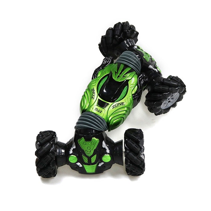 Dealonlinenz 4WD remote control stunt car Transformer, black and red, capable of performing stunts and transforming for versatile play