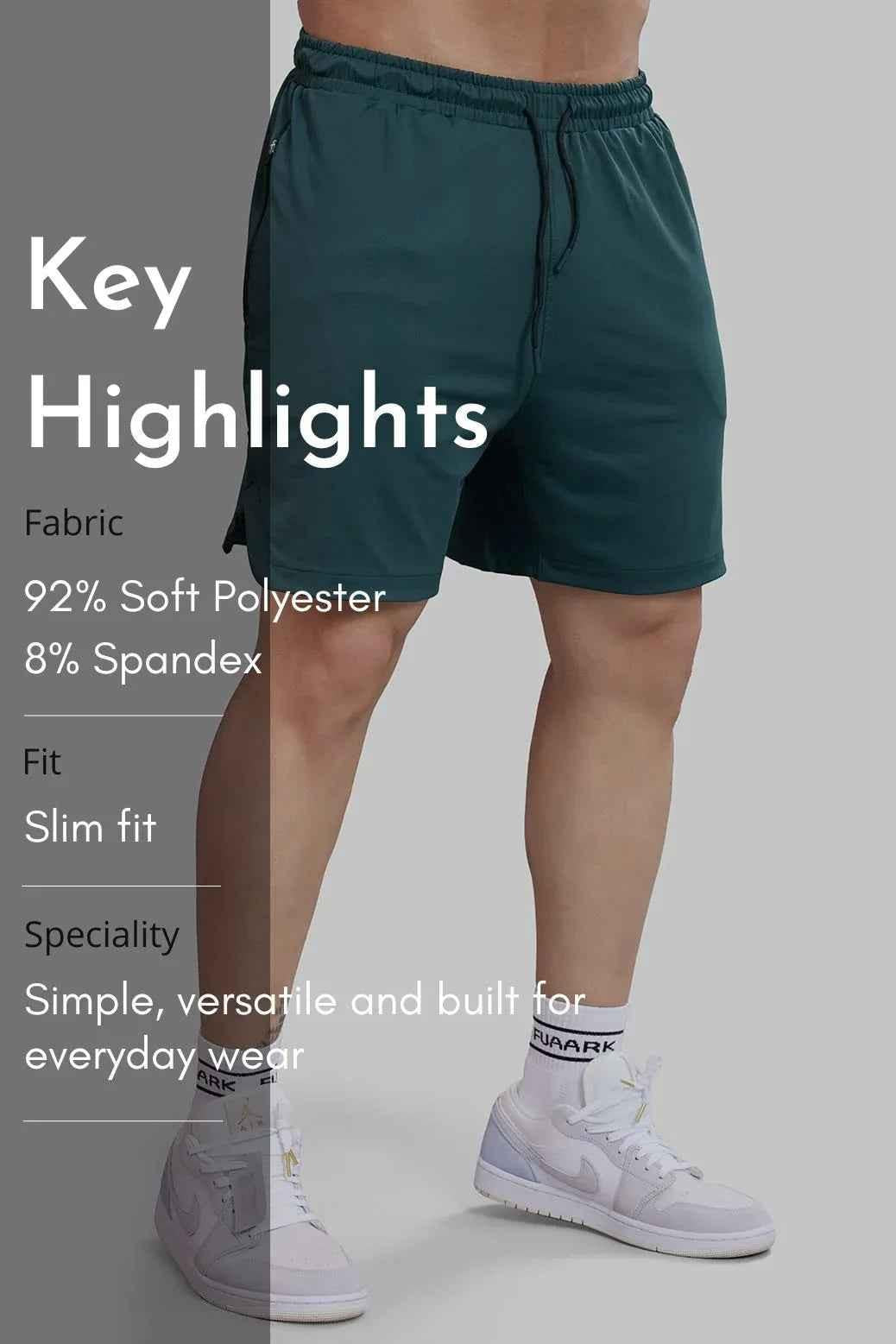 Rush Shorts Forest Green