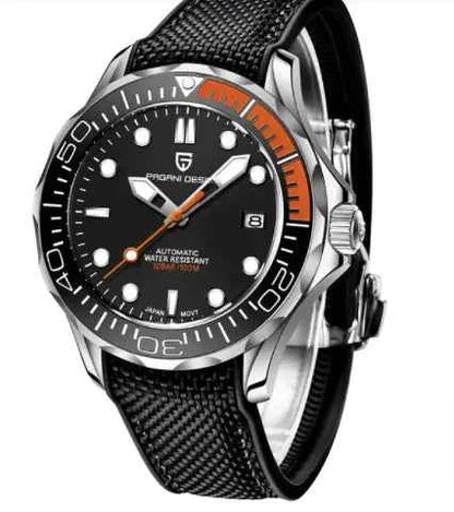 Chrono Edge Waterproof Luminous Watch - 100M Water Resistant with Leather & Steel Strap Options | Men's Timepiece