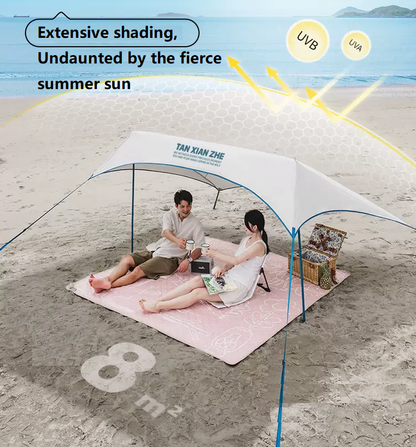 Canopy Tent – Ultra-Lightweight Outdoor Camping Shade with Silver Coating ECOTREK