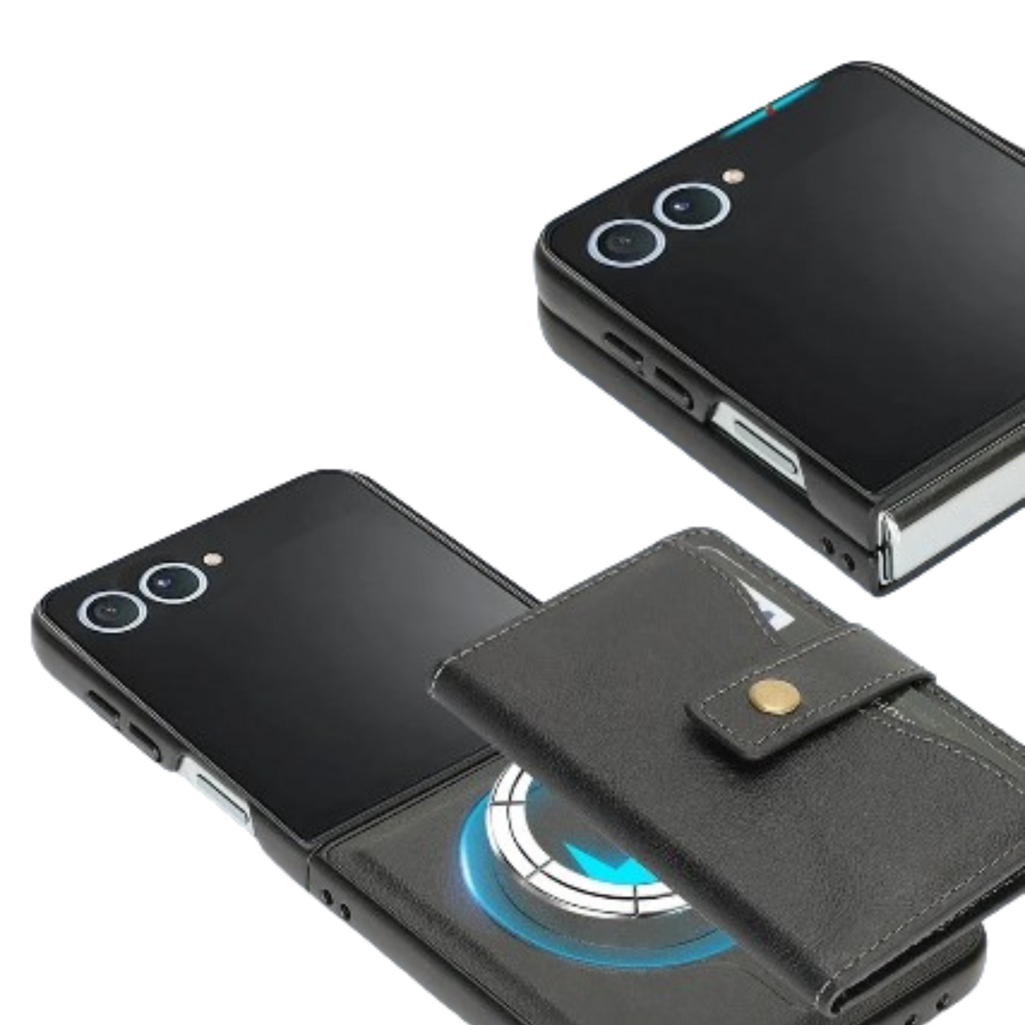 Wallet Leather Case for the Samsung Galaxy Z Flip7 (4 colours available) Habicare