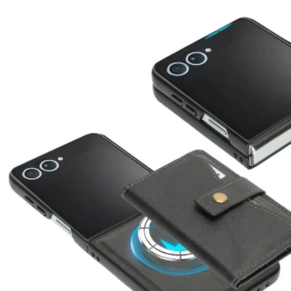 Wallet Leather Case for the Samsung Galaxy Z Flip7 (4 colours available) Habicare