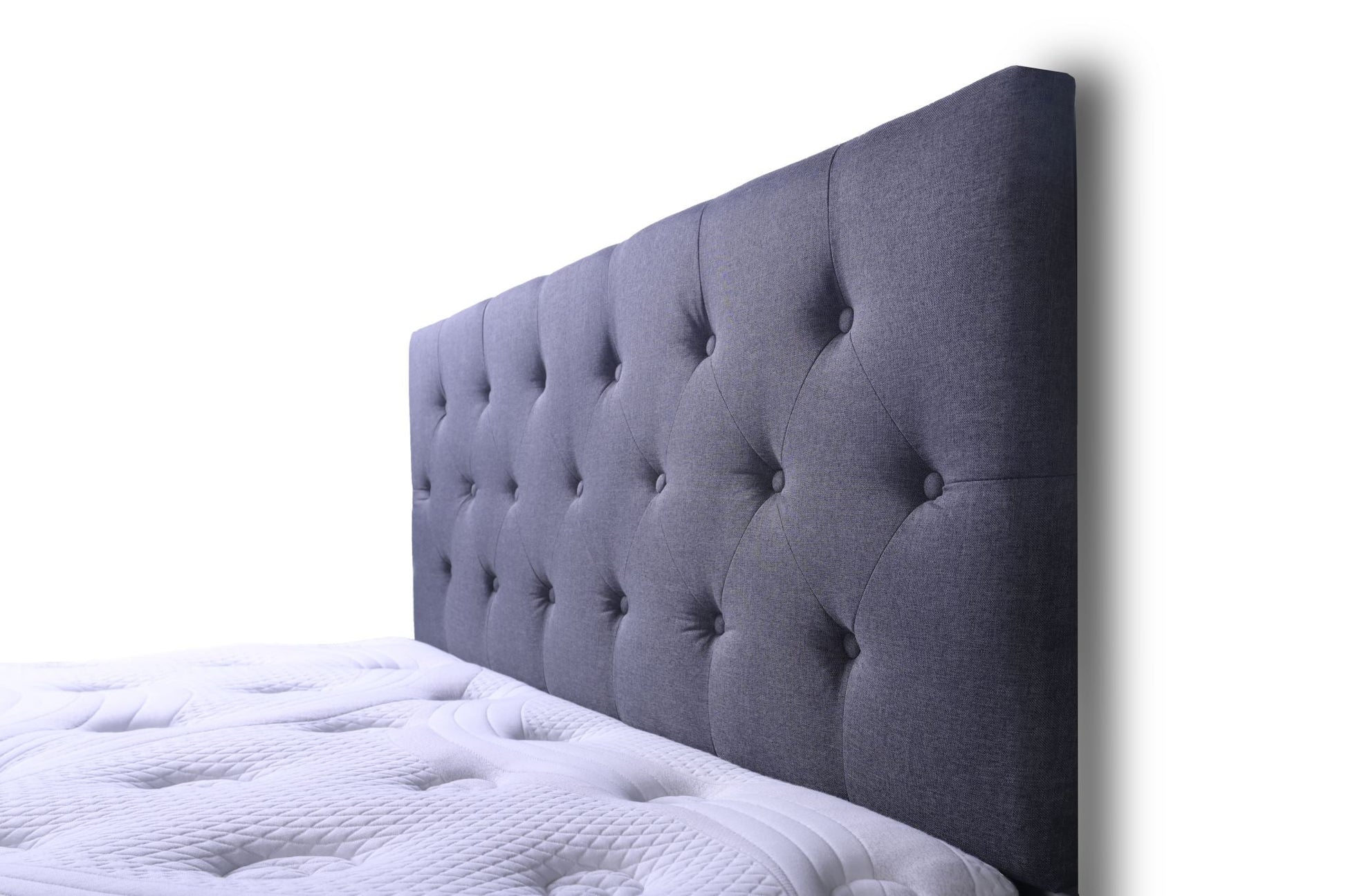 Fenland Headboard Light Grey King Size sue-e furniture