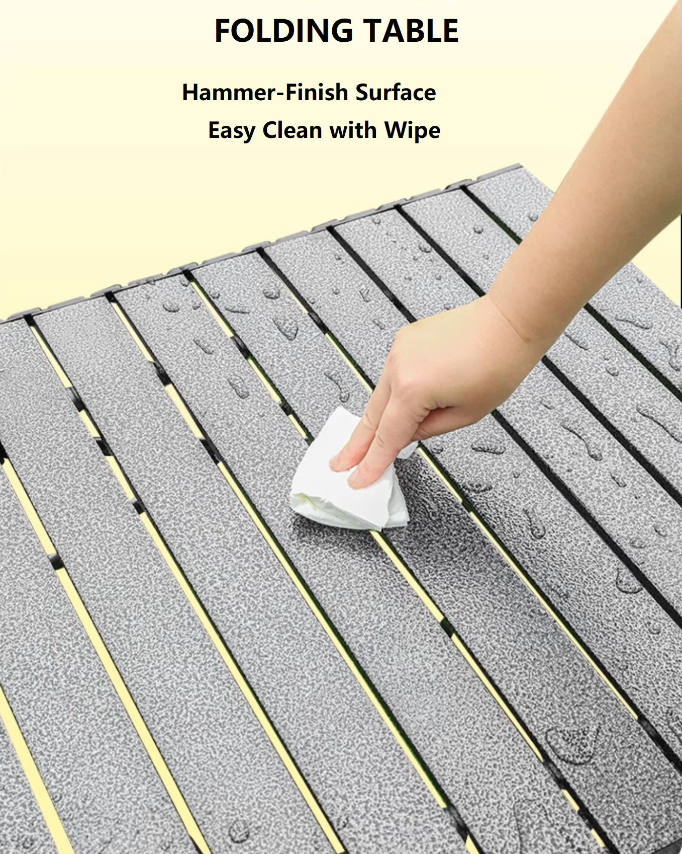 Adjustable Folding Camping Table – Portable Outdoor Table 51cm ECOTREK