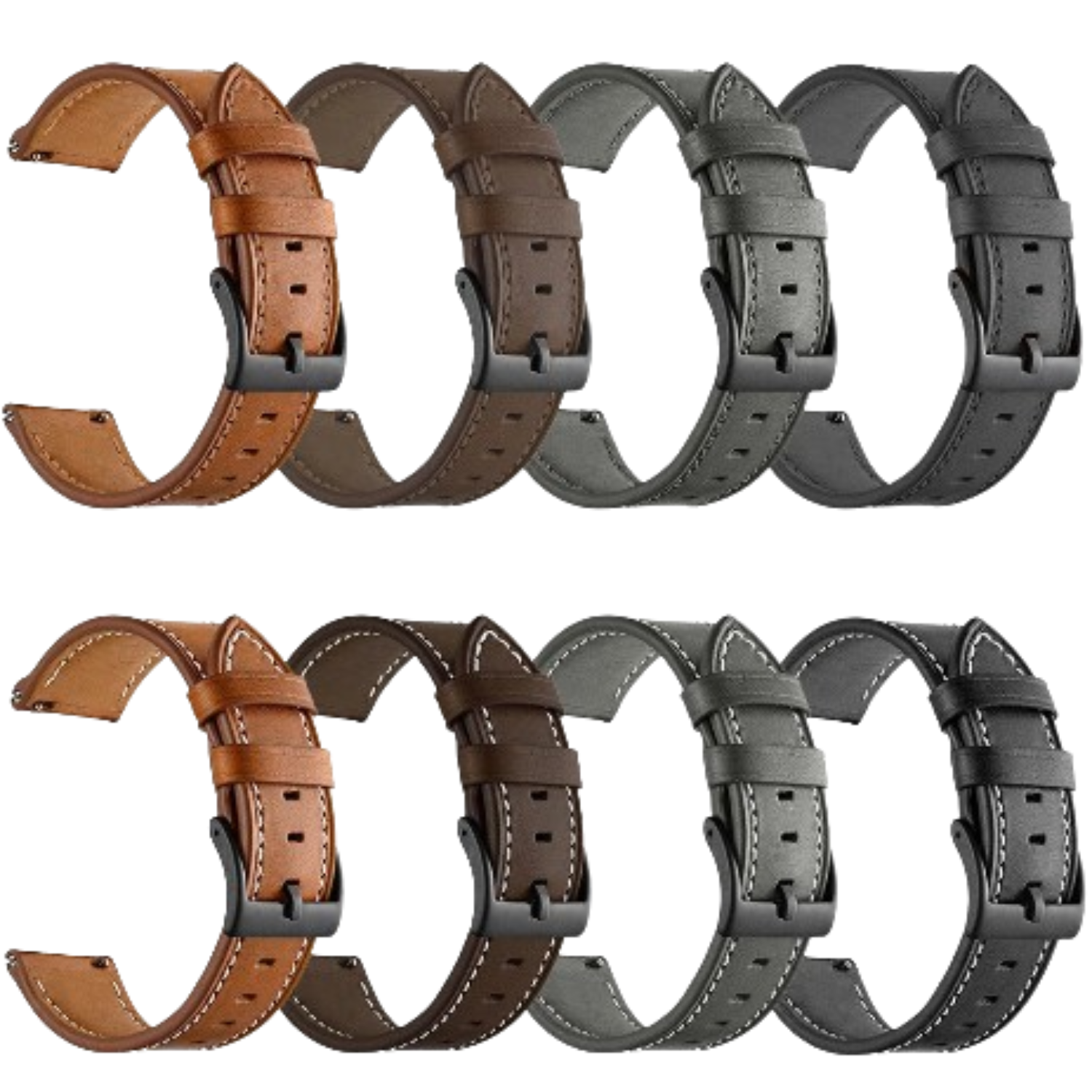 Leather Watch Strap for the Garmin Forerunner 745 (available in 12 colours) Habicare