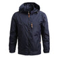 Men's Waterproof Sports Jacket — Power Bank Pocket & Cable Port | Spring & Autumn Outdoor