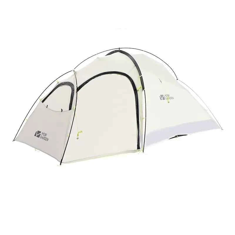 Portable Outdoor Camping Tent with Vestibule - 1-3 Person Double Layer Waterproof Tent | Aluminum Frame