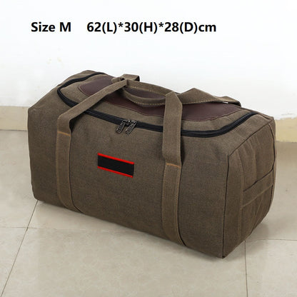 Canvas Storage Bag – High-Capacity Travel, Camping & Moving Luggage Bag ECOTREK