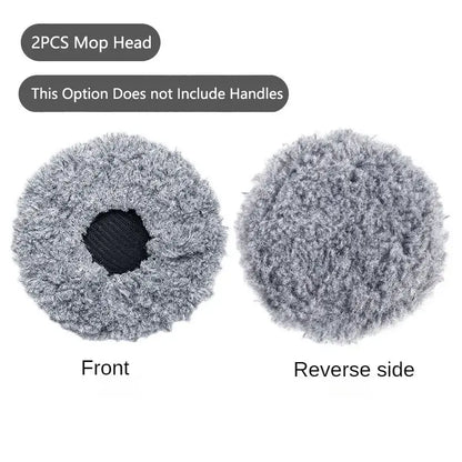 3-Section Telescopic Car Wash Mop with Double Brush Head Habicare